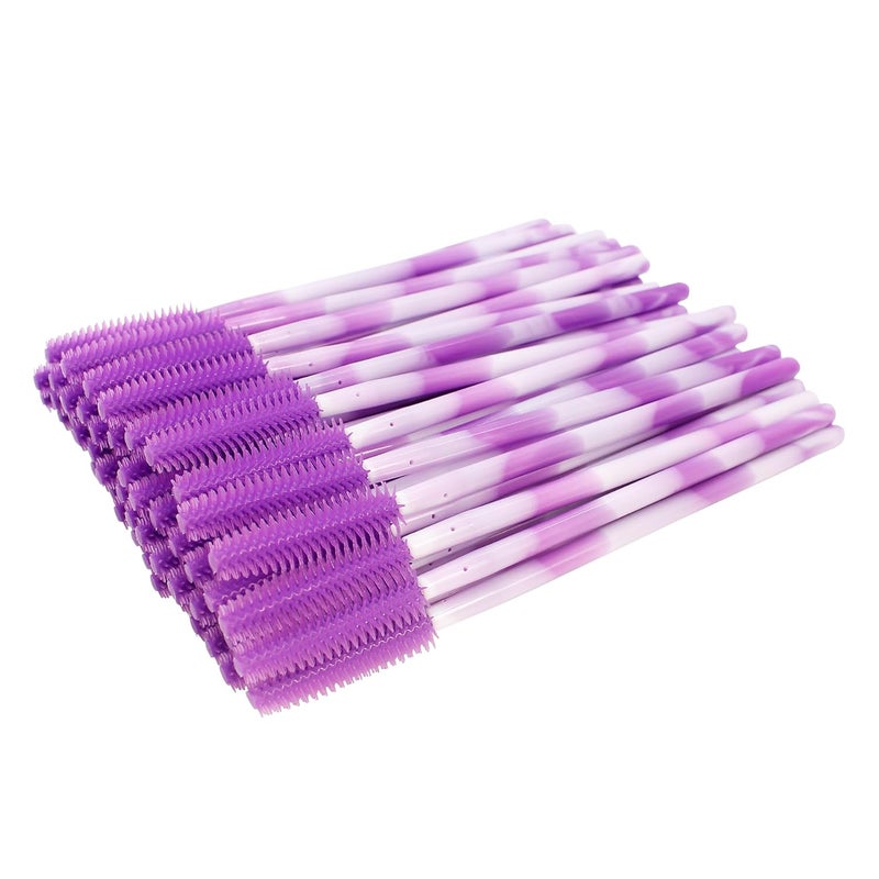 BIHRTC 100PCS Disposable Silicone Eyelash Brush Mascara Spoolies Mascara Wands Disposable Lip Applicators liner Brushes Makeup Tools for Women Girls Salon Beauty Cosmetic Make Up Tool - Image 1